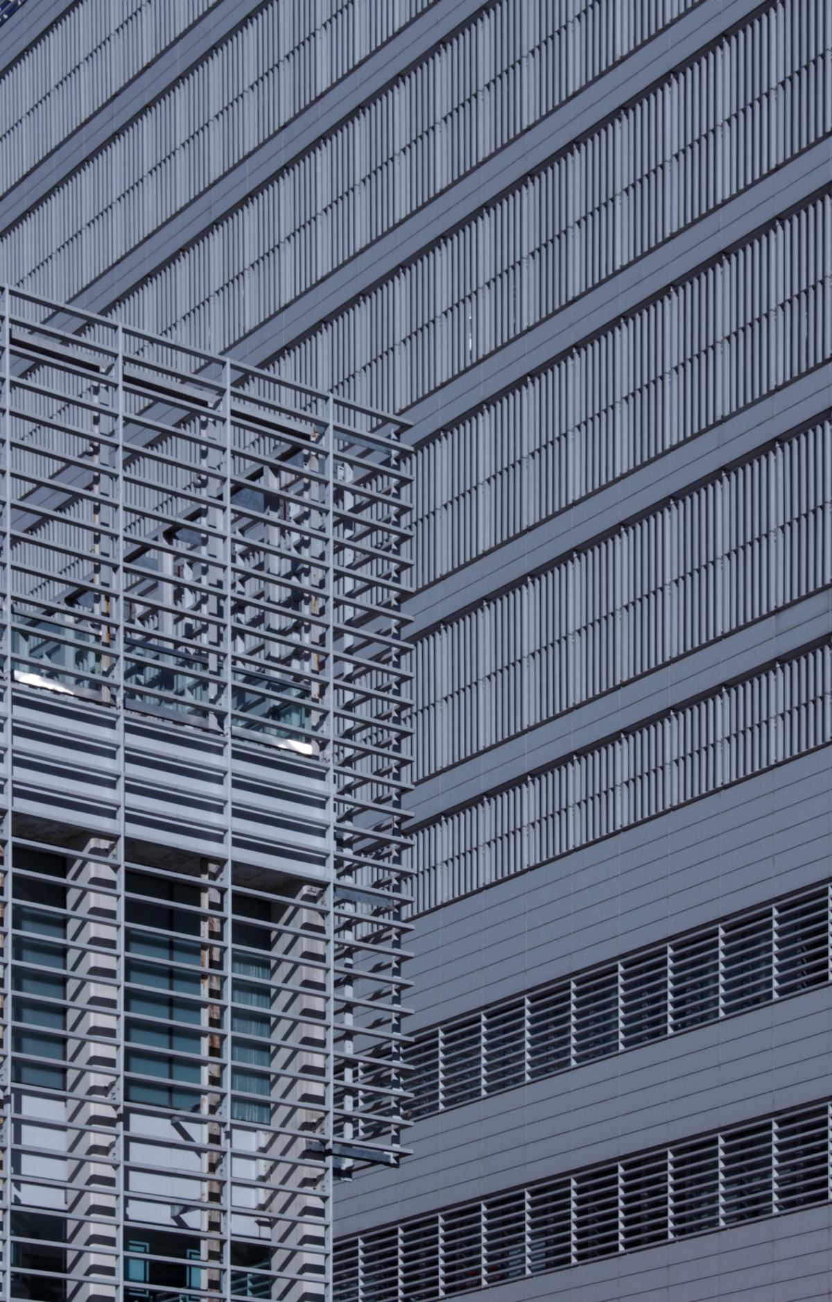 Modern commercial building exterior